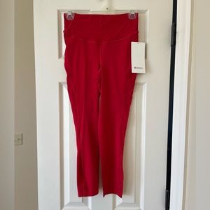 Lululemon Base Pace HR Crop 23”, size 6